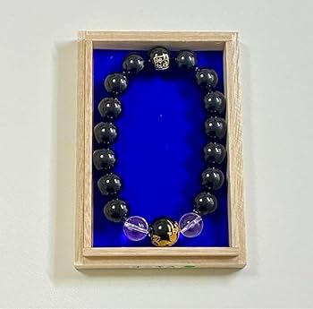小網神社 腕輪御守 龍茶水晶ブレスレット12mm 大サイズ Amazon.co.jp: 小網神社 腕輪御守 龍茶水晶ブレスレット12mm 中